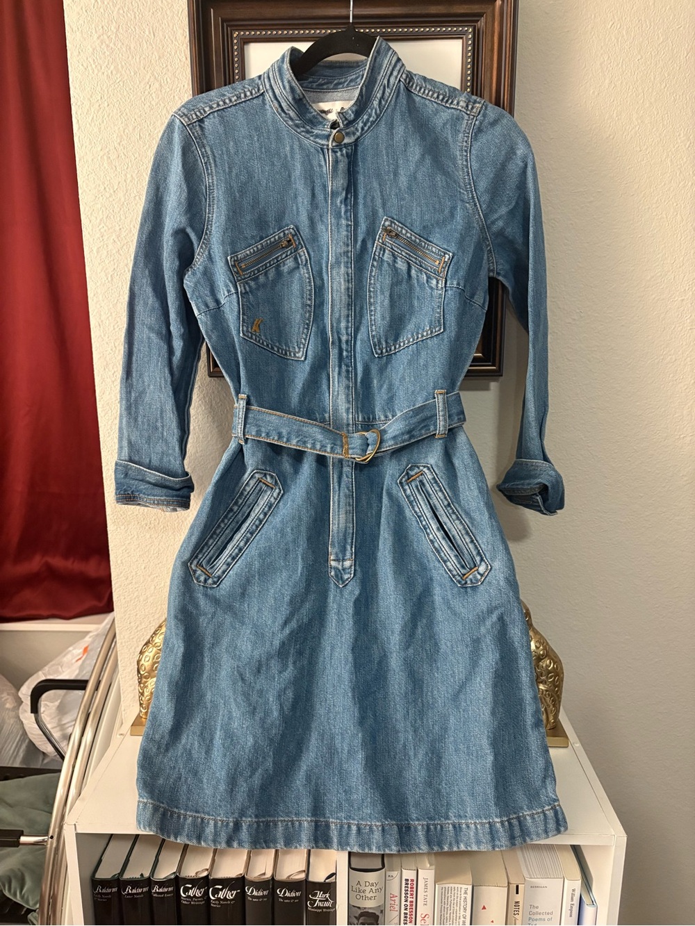Madewell x Daryl K Denim Belted Shirt Dress